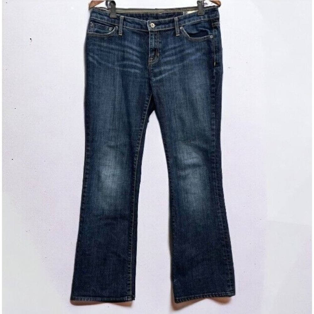 Gap Jeans Women 10R Bootcut Blue Medium Wash Mid Rise Denim
